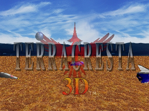 Terra Cresta 3D title screen for Sega Saturn